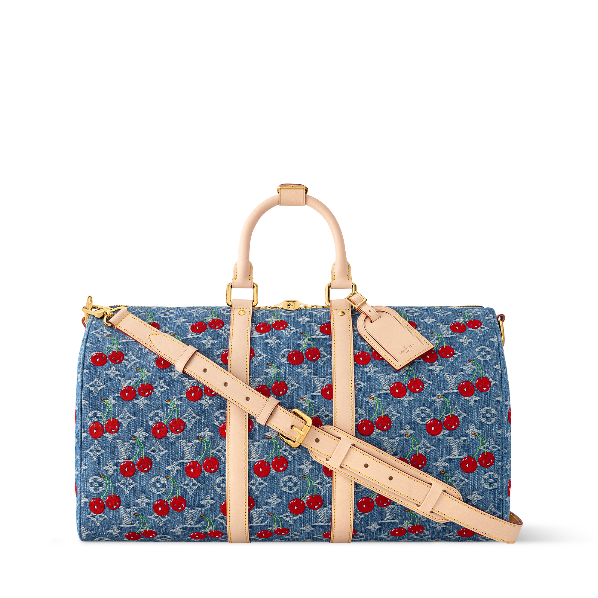 LV x TM Keepall Bandoulière 45 Monogram Denim - Travel | LOUIS VUITTON